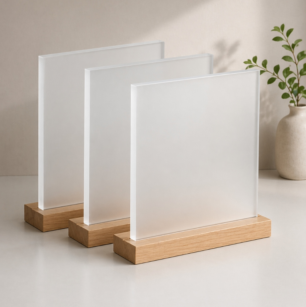 Kính phun mờ Axit